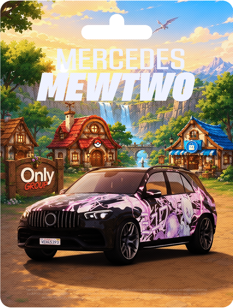 Mercedes GLE Mewtwo - Coleção Pokemon