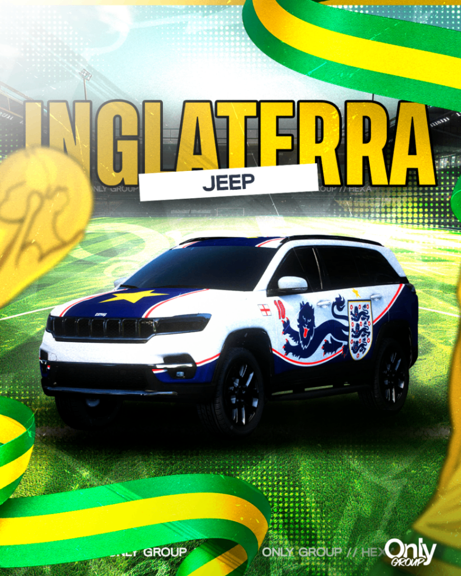 Jeep Inglaterra - Coleção Copa do Mundo