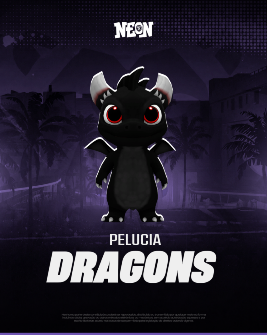 Baby Dragon Preto (Animado)