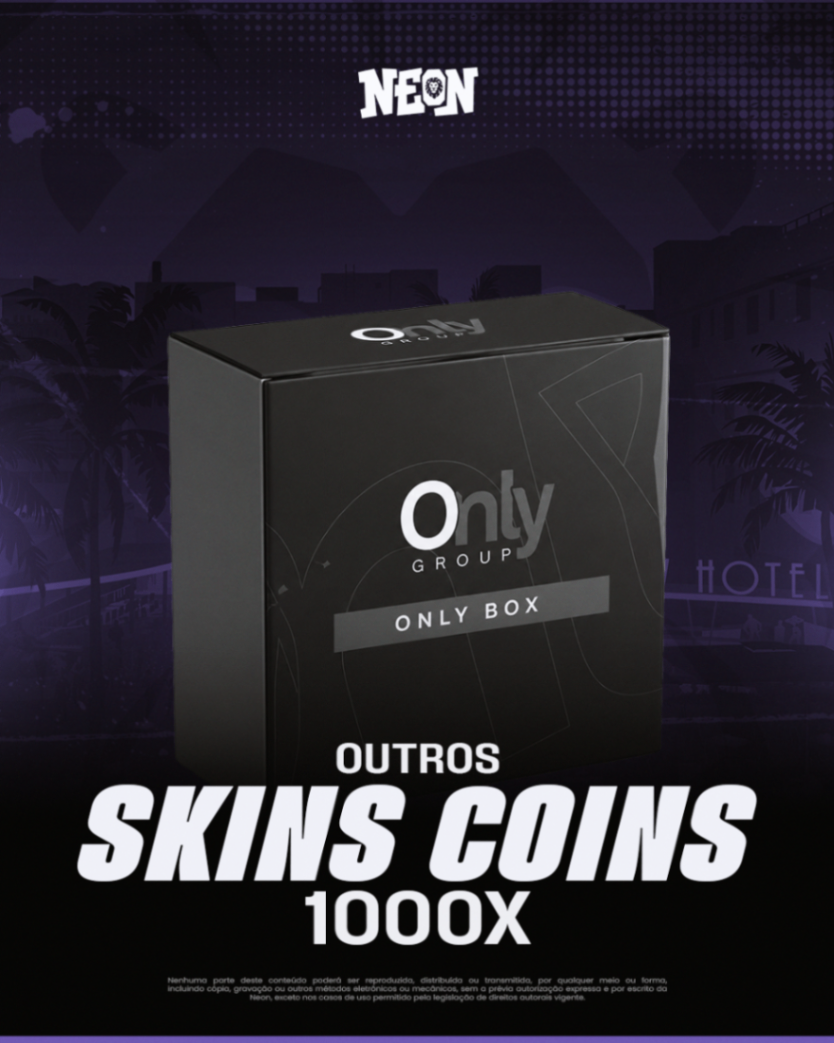 Coins Box 1000x (VALIDO APENAS PARA O /BOX)