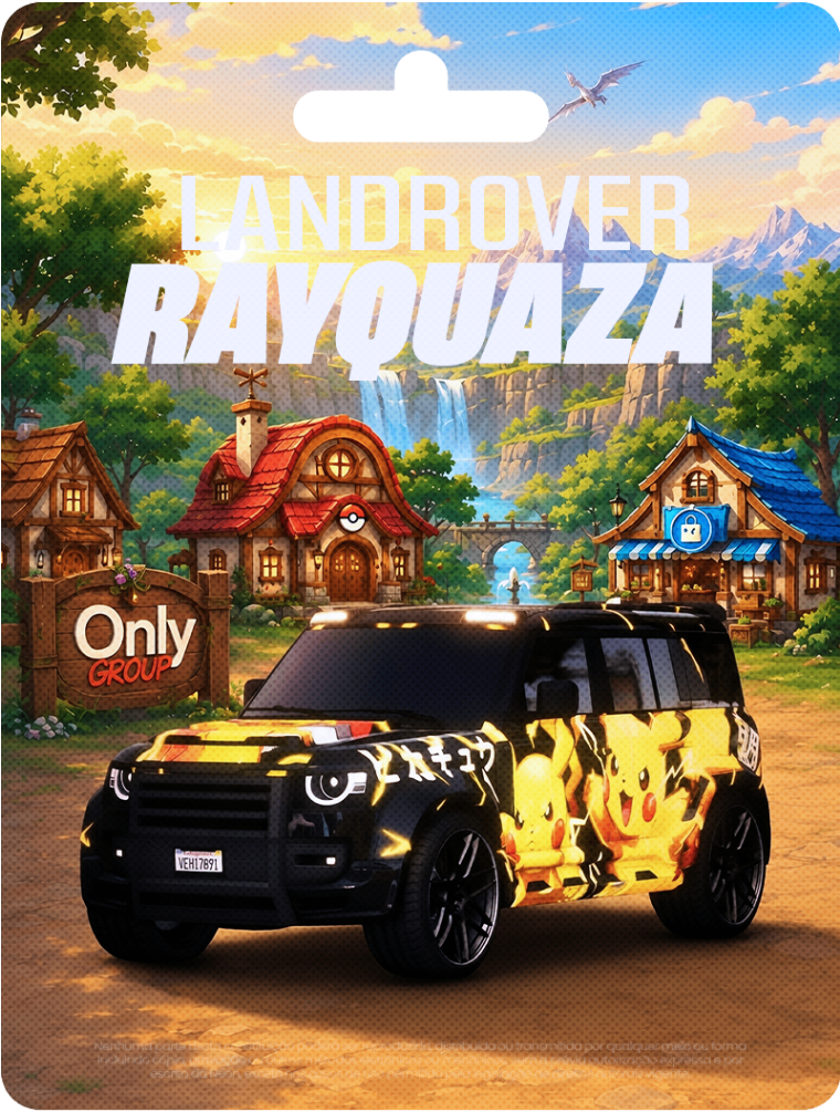 LandRover Pikachu - Coleção Pokemon