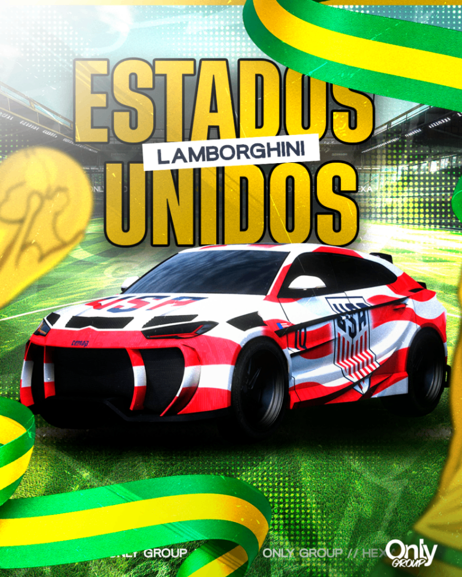 Lamborghini Estados Unidos - Coleção Copa do Mundo