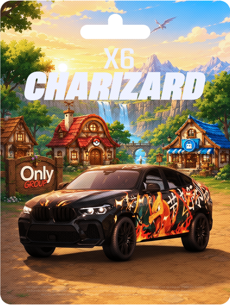 Bmw X6 Charizard - Coleção Pokemon