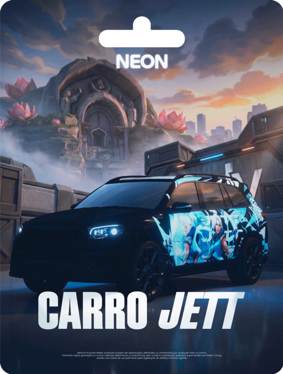 Mercedes GLS Jett – Blindado – Coleção Valorant