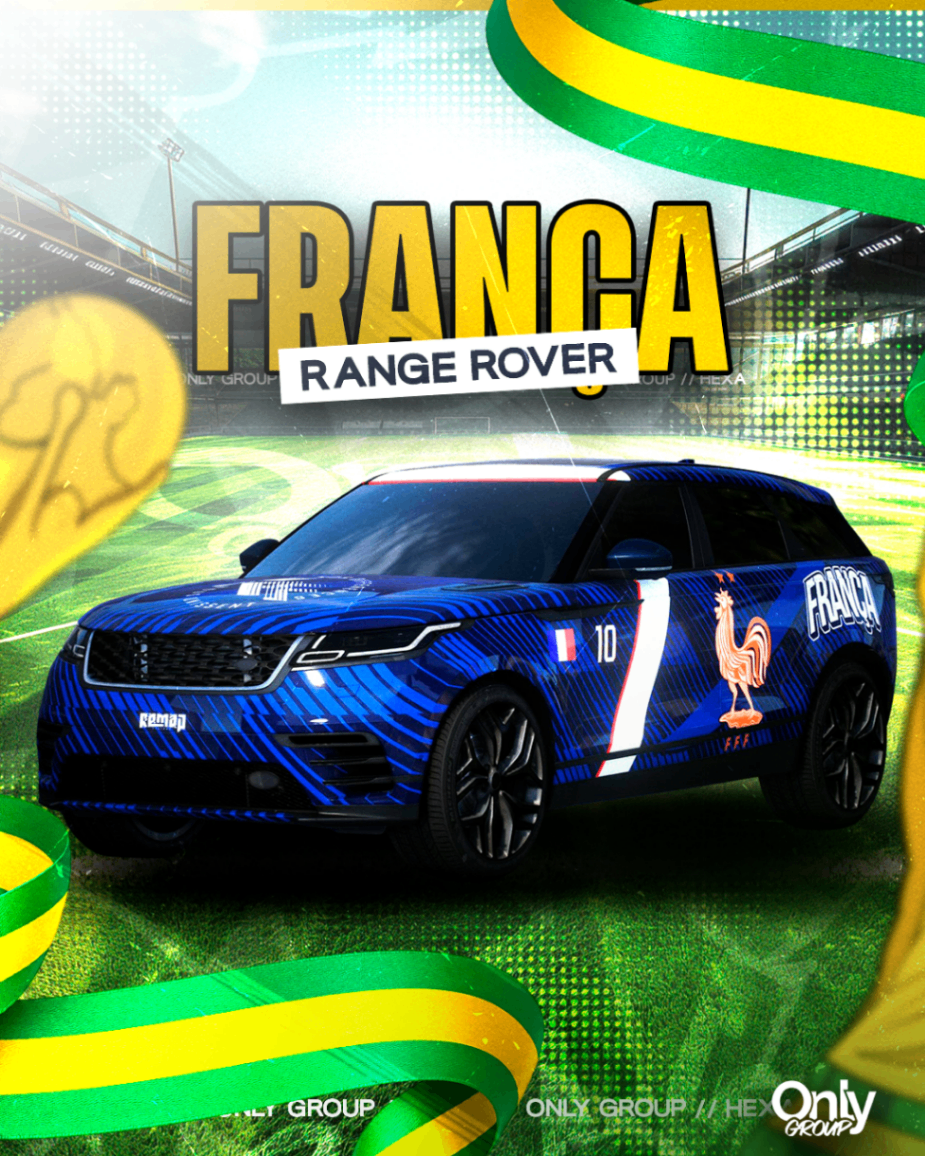 Range Rover França - Coleção Copa do Mundo
