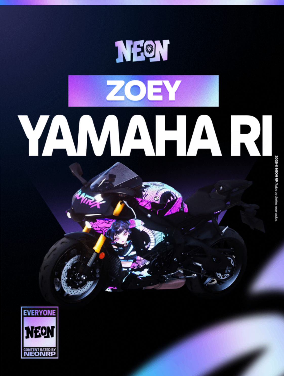 Yamaha R1 Zoey – Coleção Kpop