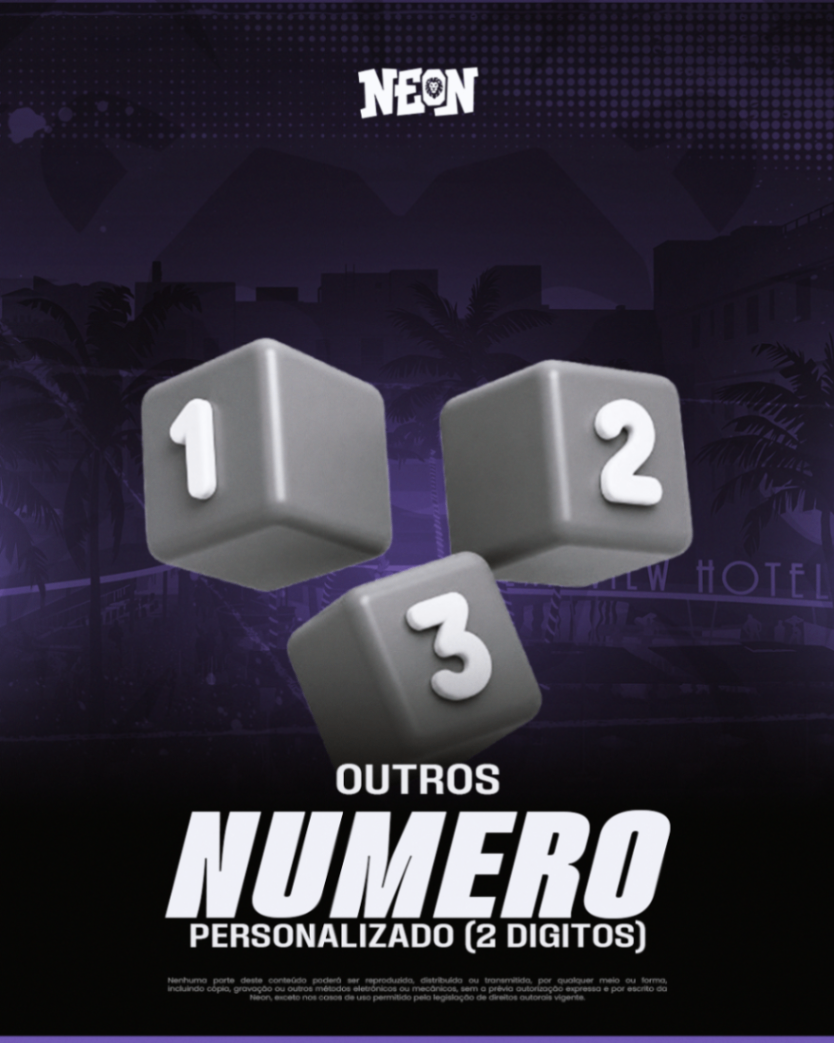 Número Personalizado (2 Digito)