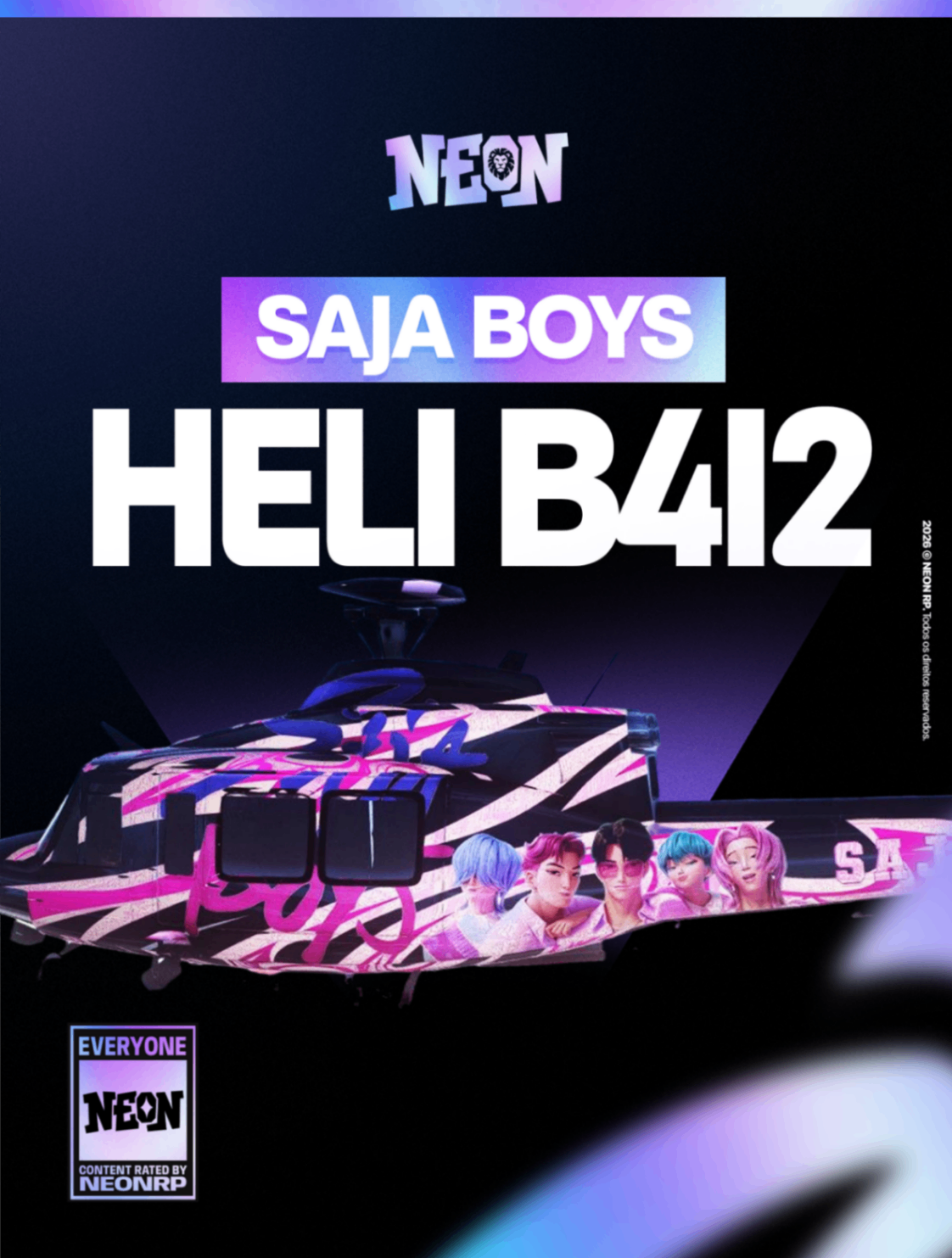 B412 Saja Boys – Blindado – Coleção Kpop