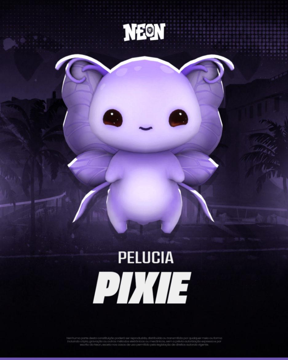 Pixie Fairy Roxo Claro (Animada)