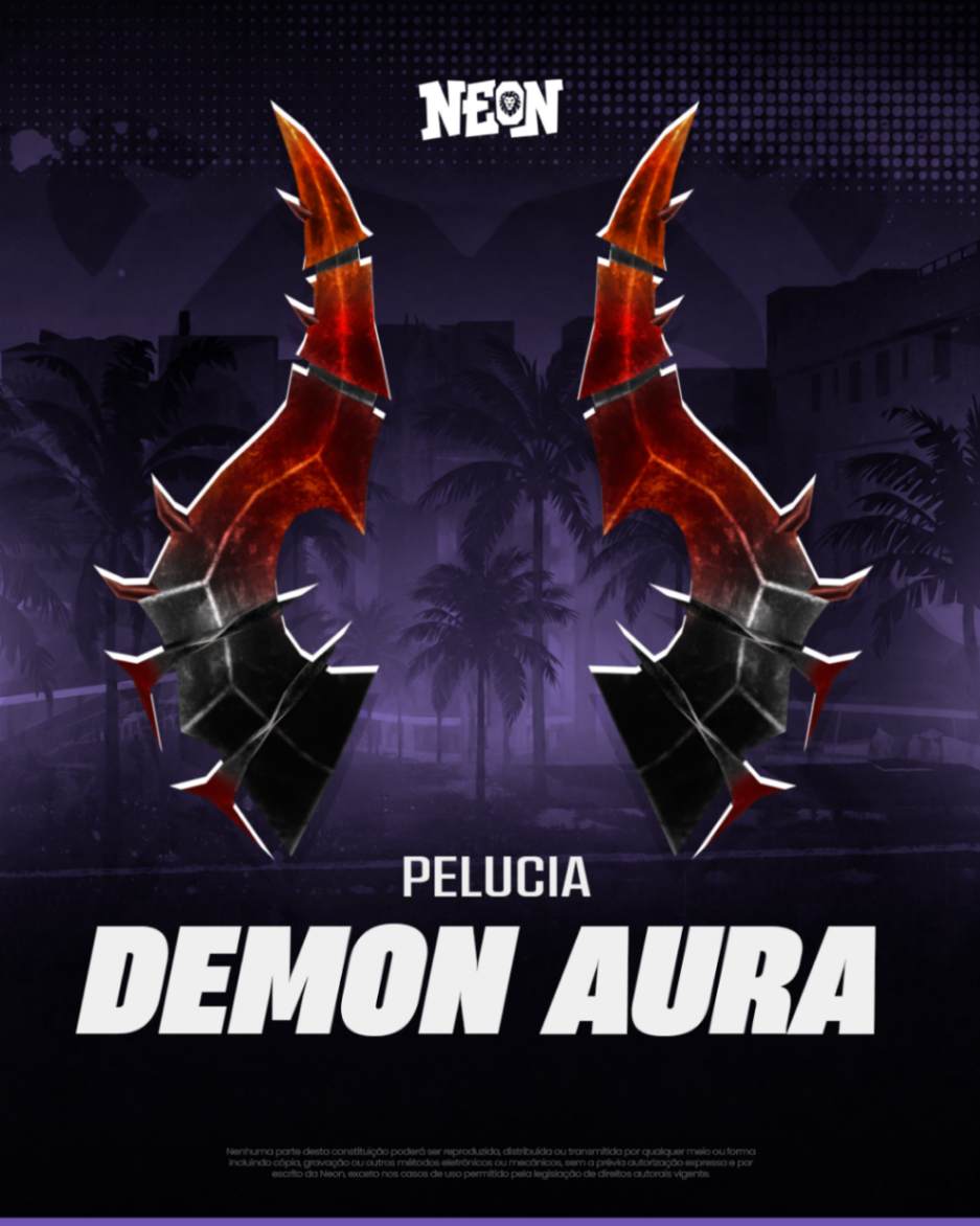 Aura Demoníaca (Animada/Acessório)