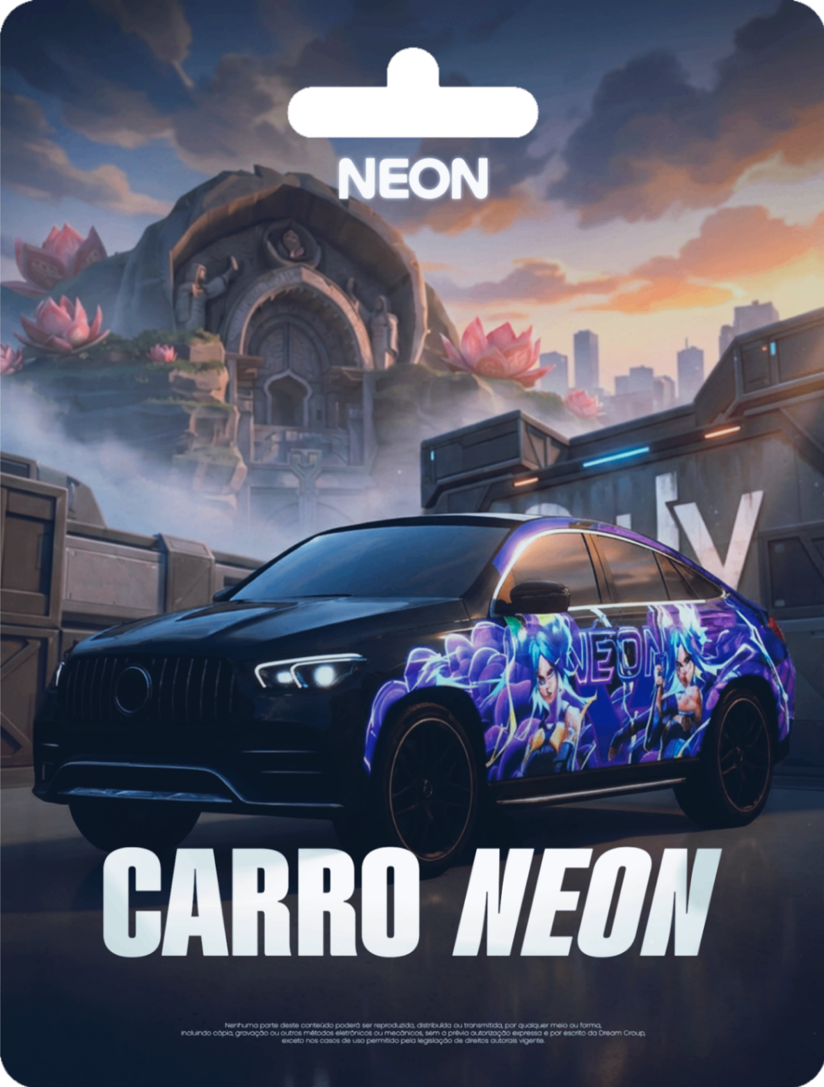 Mercedes GLE Neon – Blindado – Coleção Valorant