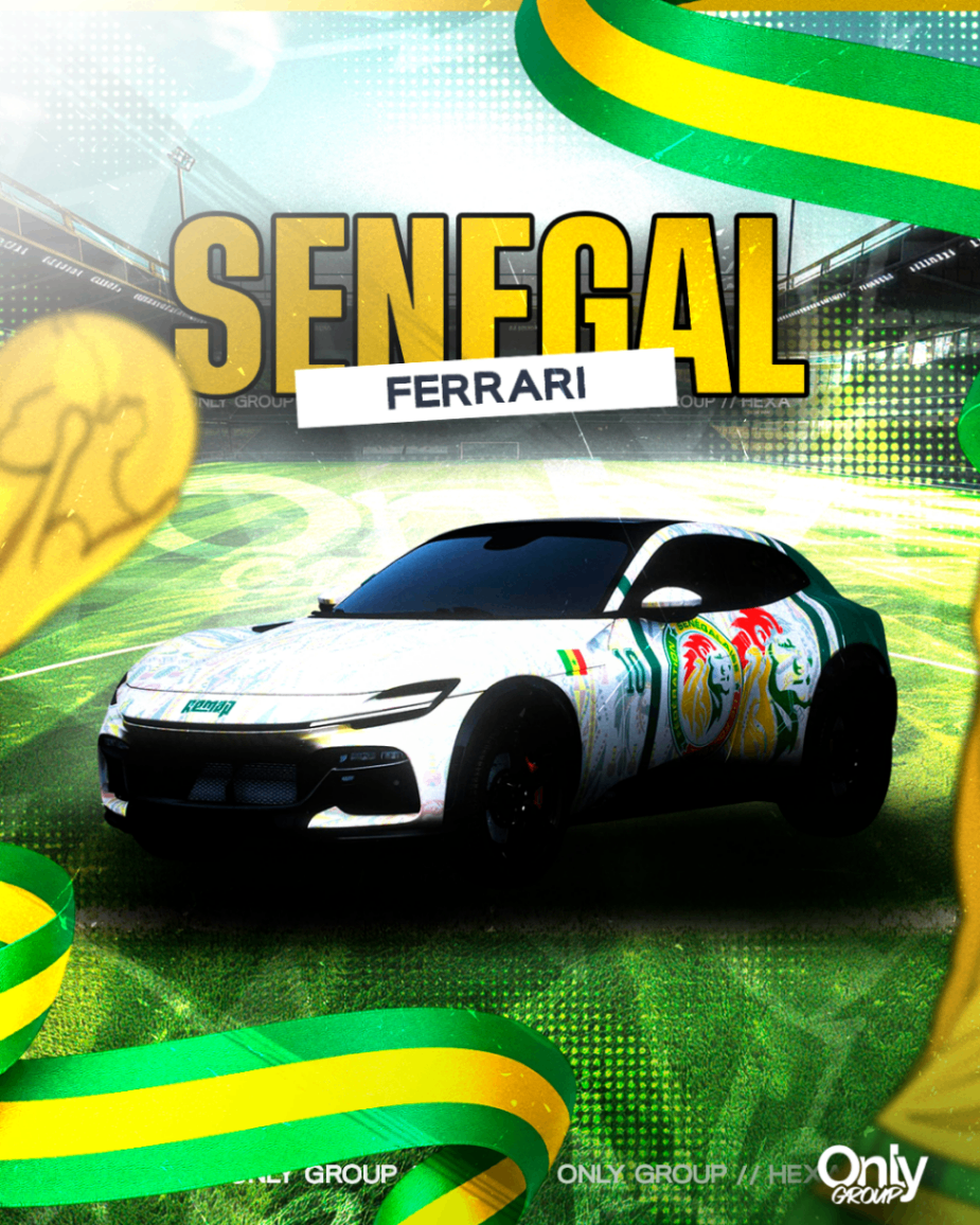 Ferrari Senegal - Coleção Copa do Mundo