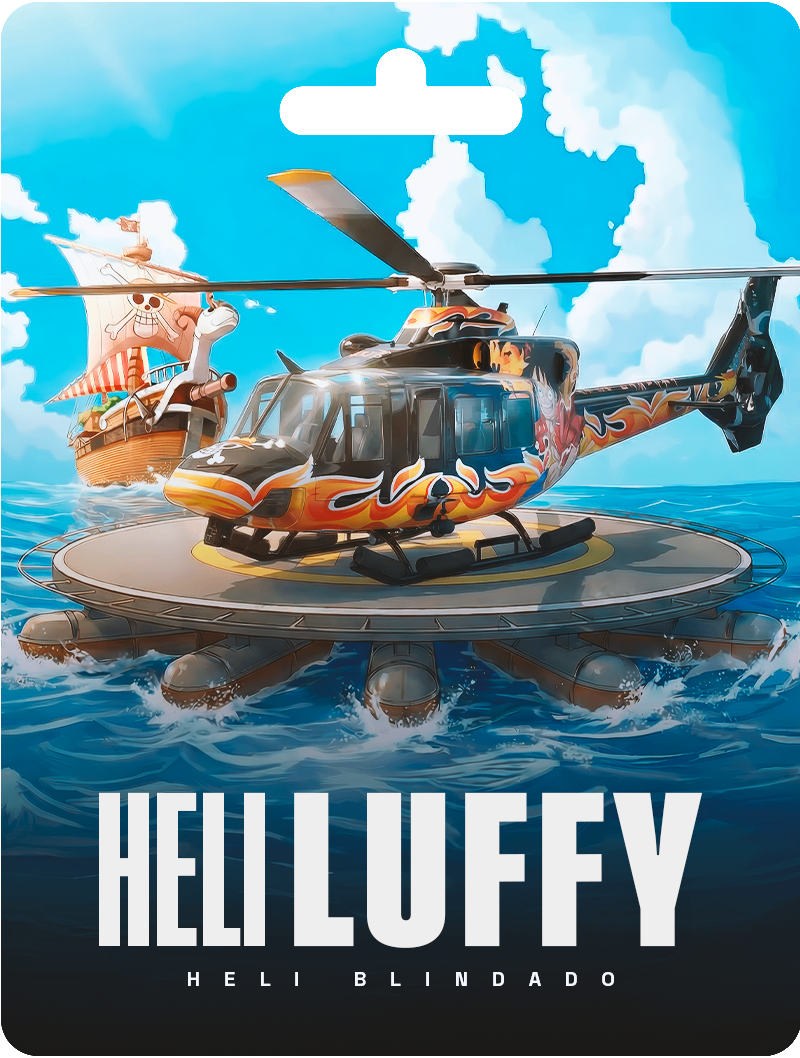 1x Heli Blindado Luffy (One Piece) - Permanente