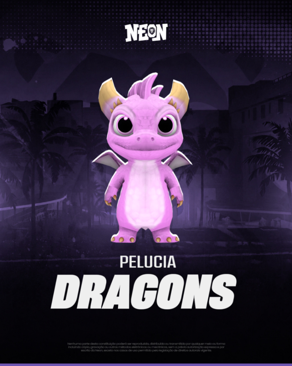 Baby Dragon Rosa (Animado)