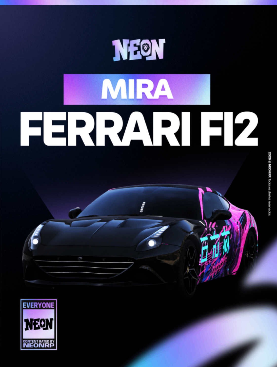 Ferrari F12 MIra – Blindado – Coleção Kpop