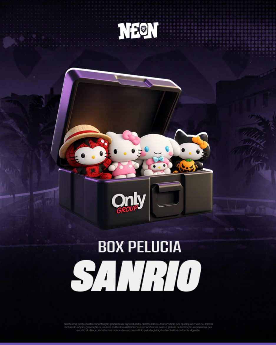 Box Pelúcias Sanrio